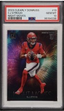 2023 PANINI CLEARLY DONRUSS NIGHT MOVES CJ STROUD PSA GEM MINT 10 CASE HIT