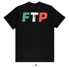 In Hand FTP Mexican Flag Logo Tee Black Size ...