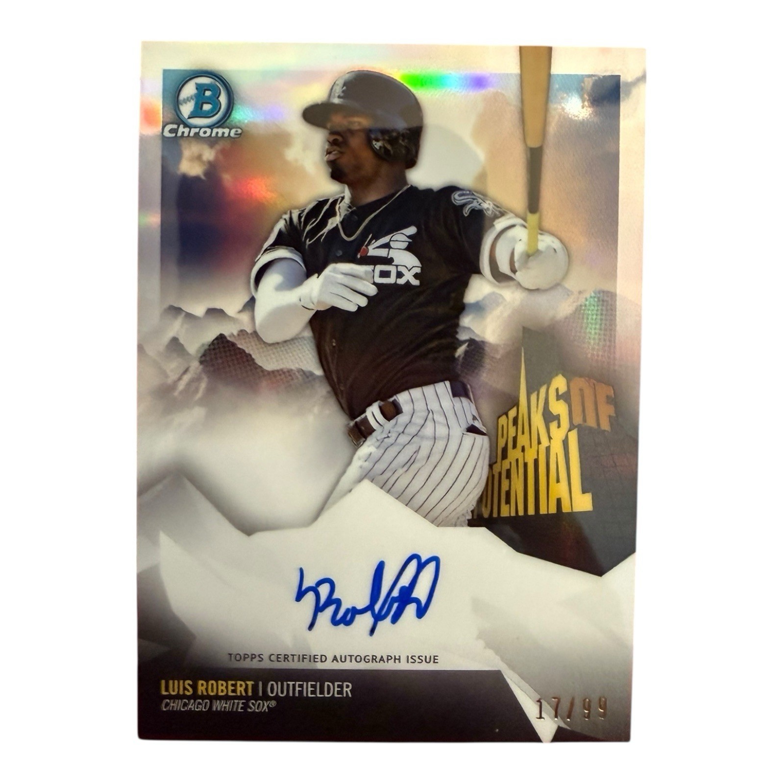 2018 Bowman Chrome - Peaks of Potential Luis Robert #PPA-LR AUTO /99 (AU/RC)