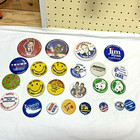 Vintage Pinback Buttons Lot of 24 Various Themes, Political, Bay City Rollers — photo 6