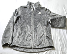 The North Face Women  s Gray Fleece Jacket Full Zip Size L