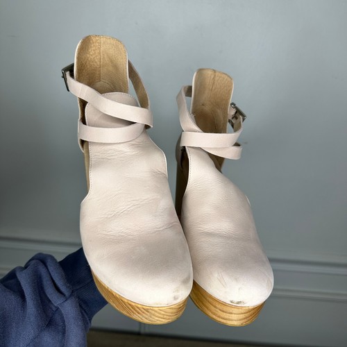 FREE PEOPLE Womens size 38 EU 7.5 US PINK CEDAR CLOG BLUSH ANTIQUE CLASSIC - Picture 4 of 10