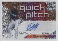 2021 Panini Mosaic Quick Pitch Auto Jesus Sanchez #QPA-SA Auto u0u