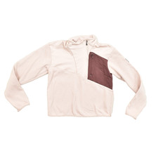 Columbia Women's Pink Quarter Zip Fleece Pullover Sweater Jacket Size S