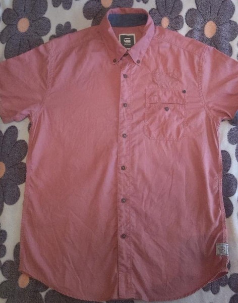 Men G-Star Raw Shirt Pink 40 /L / 48