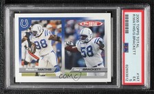2005 Topps Total Robert Mathis Gary Brackett #147 PSA 5 2jh