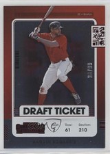 2021 Panini Contenders Draft Ticket Red 33/99 Xander Bogaerts #29 uk2