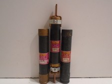  LOT OF 3 BUSSMANN COOPER FRS-R-60 FUSETRON FUSE TIME-DELAY 60AMP 600VAC RK5