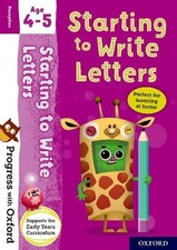 Image of Progress with Oxford: Progress with Oxford: Starting to Write Letters Age 4-5- P
