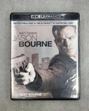 Jason Bourne (4K Ultra HD + Blu-ray + Digital HD) DVDs