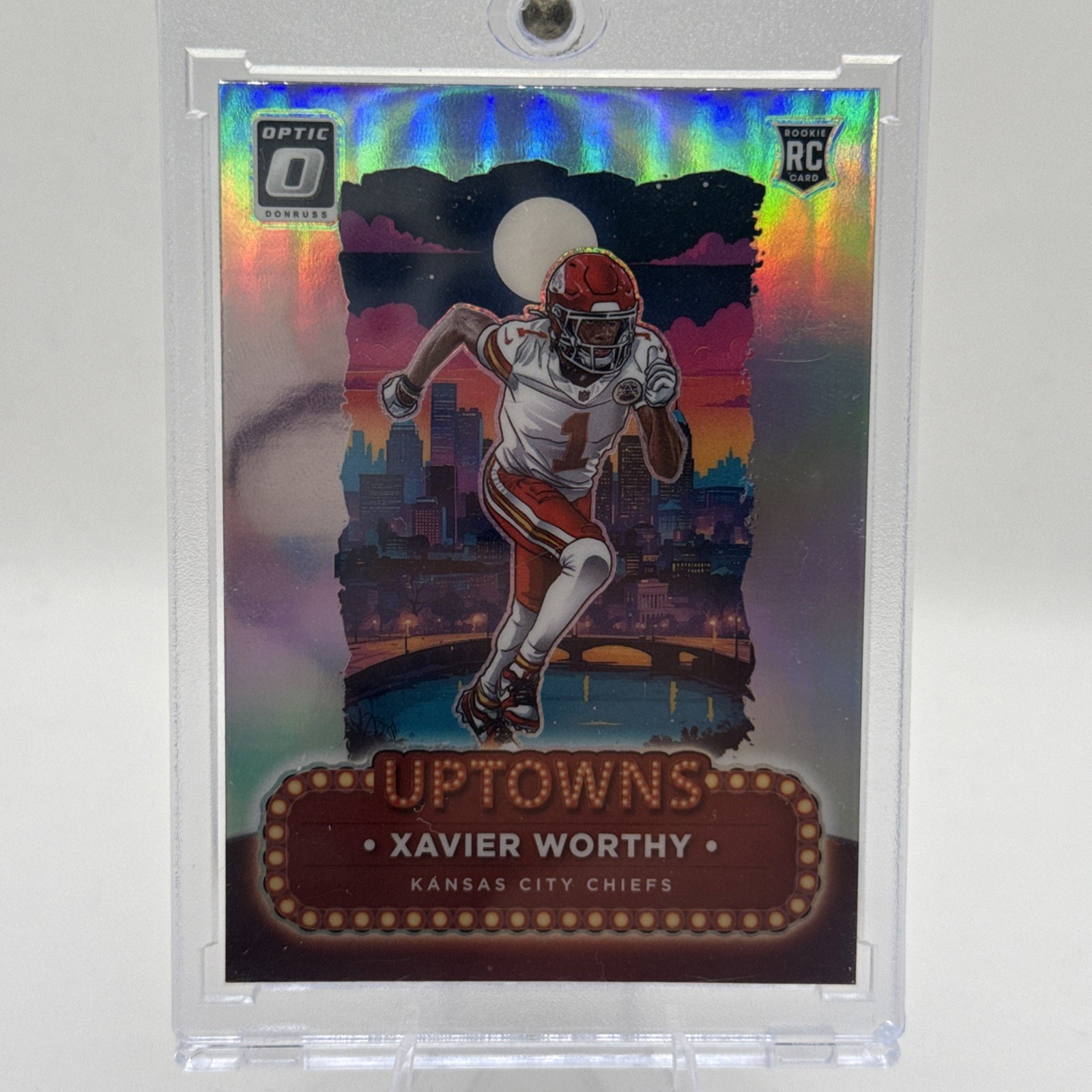 2024 Panini Donruss Optic Xavier Worthy Uptowns RC Rookie SSP #7 Chiefs