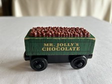 Thomas  Friends Wooden Railway Train Tank Engine Mr. Jolly's Chocolate Rickety