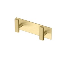 Gatco 1283 Elevate Double Robe Hook Rack - Brass
