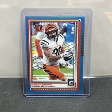 Chase Brown 2025 Panini Donruss Optic #197 Aqua Prizm /349