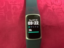 Fitbit Charge 5 Advanced Fitness Gesundheitstracker - graues Band - gute Akkulaufzeit