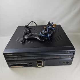 Pioneer CLD-A100 Laser Active LD Player with PAC S10 SEGA Remote CPD-S-1 Tested