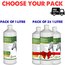 Aqueos Antifungal Medicated Horse Shampoo for Grazes & Irritations 1L UK SELLER