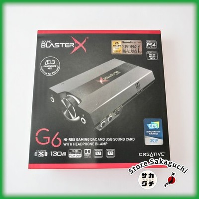 Creative Sound BlasterX G6 Portable USB DAC für PC PlayStation 5 / 4 Switch 2