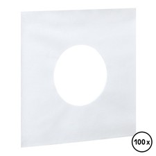 100x 7" Record Inner Sleeves - Innenhüllen (weiß) White