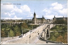 LUXEMBOURG Luxembourg Pont Adolphe viaduc viaduct