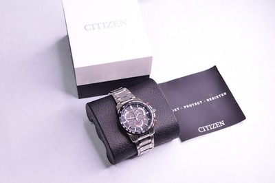 Citizen Eco Drive E660-S121159 Men Silver Stainless Steel Analog Dial Watch