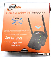 NEXTBOX N300 Wireless-N Wifi Range Extender - Signal Booster -New