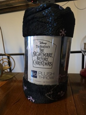 Disney Nightmare Before Christmas Oversized Plush Throw Blanket 60x72 NEW
