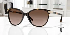 BURBERRY BE4216 300213 Dark Havana Brown Gradient 57 mm Women's Sunglasses