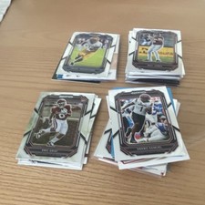 Panini Select NFL & NBA Sports Trading Card Lot with Binder, Mixed Players