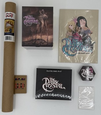 Dark Crystal 4K UHD blu-ray Deluxe Limited Edition Collector Poster Pin Book
