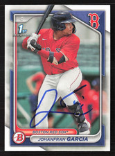 Johanfran Garcia Signed 2024 1st Bowman Prospects Card # BP-49 Boston Red Sox 23