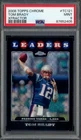 2008 Topps Chrome XFractor #TC121 Tom Brady Patriots PSA 9 MINT