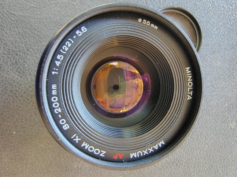 Lot of 2 Minolta Maxxum AF lenses AF 35-80mm, AF 80-200mm untested