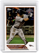JACKSON HOLLIDAY  2023 Topps Pro Debut #7 Rookie RC Baltimore Orioles MLB # 1
