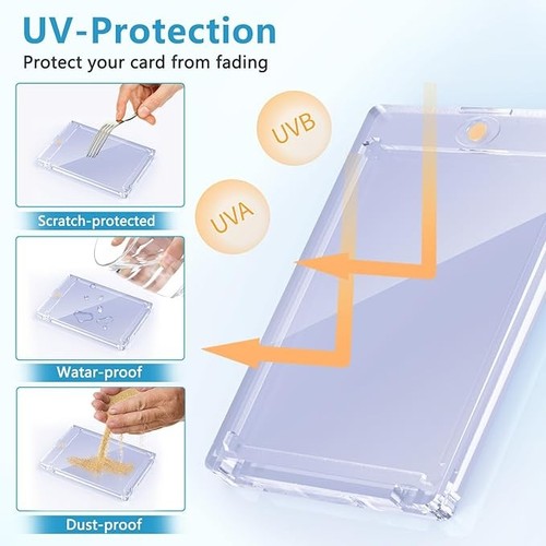 25 Pack Ultra Clear One Touch Magnetic Card Holder For 35PT Trading Sports Cards - Picture 7 of 9
