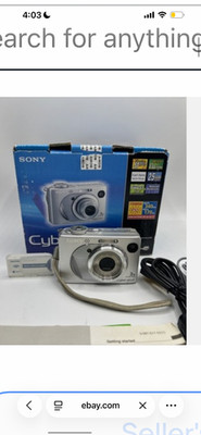 Sony Cyber-shot DSC-W1 5.1 MP Digital Camera 3X Zoom Carl Zeiss Lens