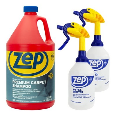 Zep Concentrated Premium Carpet Shampoo   Deep Clean Carpets & Remove Tough