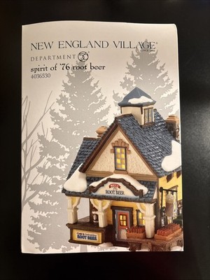 Department 56 New England Village Spirit Of '76 Root Beer #4036530