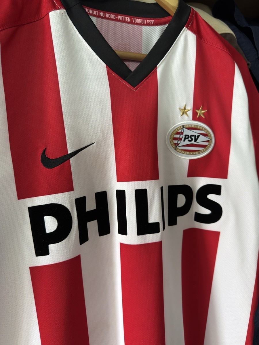 Nike PSV Eindhoven 2008/2009 Lens #9 Home Kit Soccer Jersey Shirt