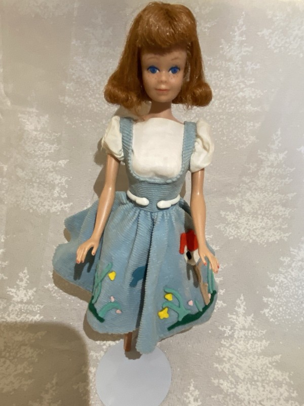 Vtg. 1964 Midge Doll & 1960s Friday Night Date  Birdhouse Dress, Barbie’s Friend