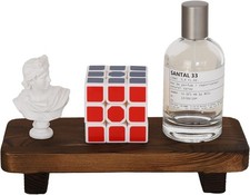 Wood Pedestal Soap Stand Wood Riser Home Decor Decorative Pine Wood Stand
