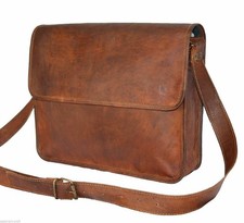 Men's Genuine Leather Vintage Laptop Handmade Briefcase Bag Satchel Messenger
