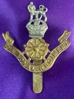 Genuine WW2 The Loyal Regiment (North Lancashire) Bimetal Cap Badge w/slider