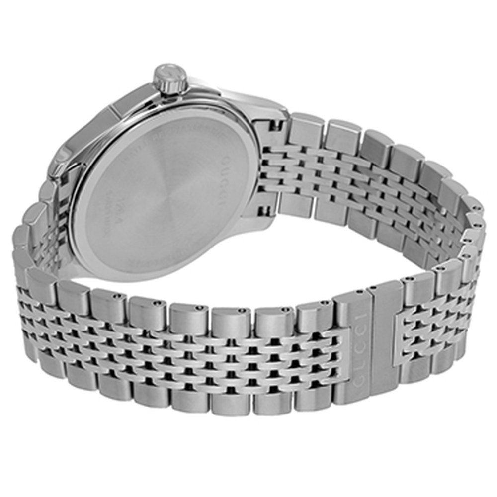 Gucci Men's G-Timeless Watch Brown Silver 38mm Date Water Resistant Used From Ja thumbnail 3