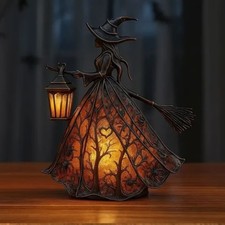 Halloween Witch Lights Halloween Witch Lights Gothic Witch Home Decoration