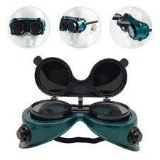 1Pair Tinted Lens Welding Goggles Flip Up Design Scratch Eye Protection