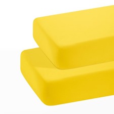 Microfiber 2 Pack Toddler Fitted Crib Sheets Super Soft and Cozy Baby Sheets ...