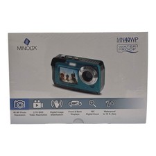 Minolta MN40WP-R 48MP Waterproof Digital Camera - Red