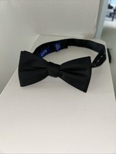 Black Bow Ties for Men - Tuxedo Black Bow Tie Clip On