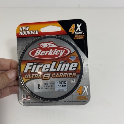 Berkley FireLine Ultra8Carrier 125YDS Crystal BU8FLS8-CY 8 Pound line
